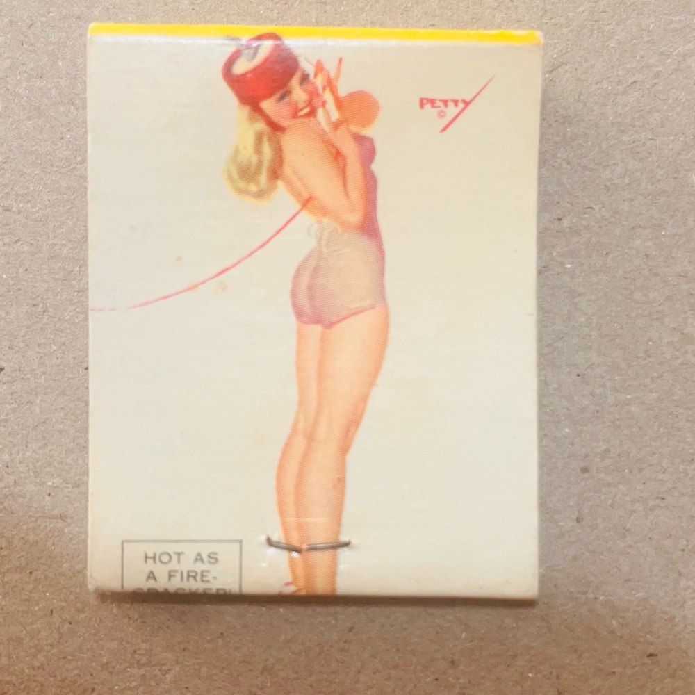 VINTAGE PINUP MODEL MATCHBOOK